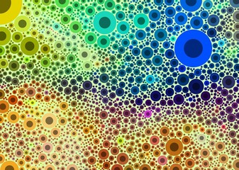 colorful color dot abstract background with circle pattern 