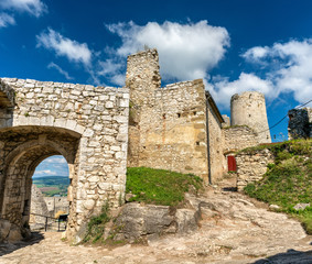 Fototapeta na wymiar Spis Castle, a UNESCO world heritage site in Slovakia