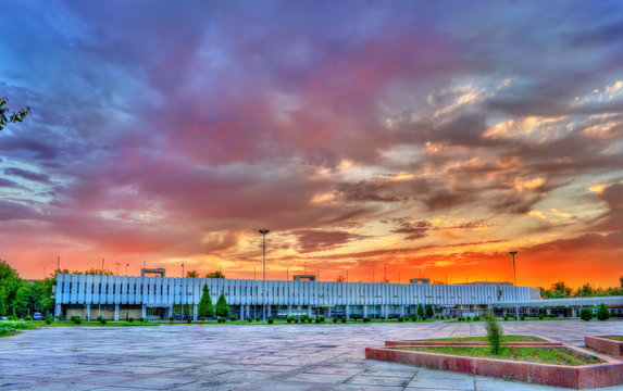 Central Post Office in Navoi, Uzbekistan