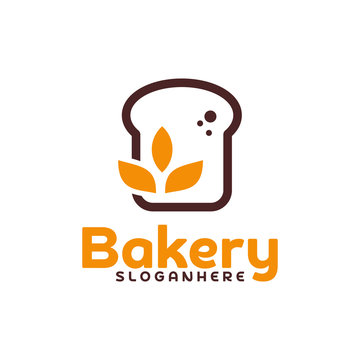 Food Bread logo vector. Bakery emblem design. Food logo vector template.