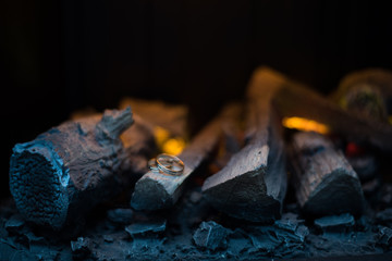 wedding rings, morning bride, wedding details