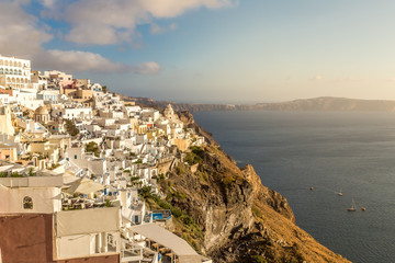 Fototapeta na wymiar Greece Santorini island cityscape