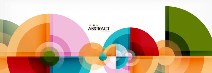 Circle abstract background