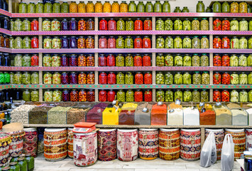 vegetables in the market