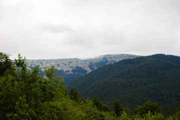 panoramic view of the mountains