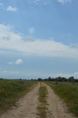 Ukraine.Arabatskaya arrow. Chokrak
