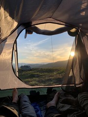 Tent on Trolltunga