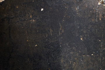 old dirty black wall texture with soot and spots