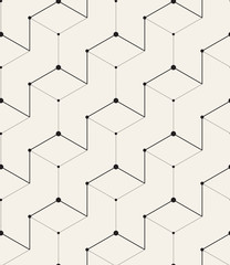 Seamless Pattern - modern abstract vector design - repeating geometric elements