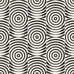 Fototapeta premium Seamless Pattern - modern abstract vector design - repeating geometric elements