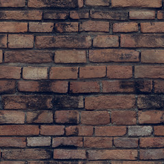 Seamless pattern textured of Old brick wall. Abstract texture background.