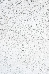 water drops on glass