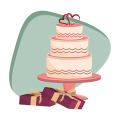 just married cartoon