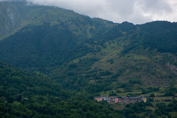 Obraz premium The valley of Aran in the Pyrenees, Lleida