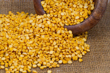 Dried fenugreek seeds isolated on white background
