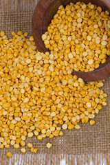 Dried fenugreek seeds isolated on white background