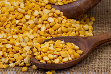Dried fenugreek seeds isolated on white background