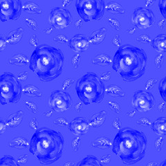 Watercolor floral pattern, delicate flowers. Seamless summer print for fabric, textile, wrapping, wallpaper, background. Vintage botanical set. Wedding, holiday, birthday. Bright botanical colllection