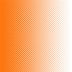 Halftone raster vector orange