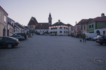 Rathaus Square in Rust, Austria