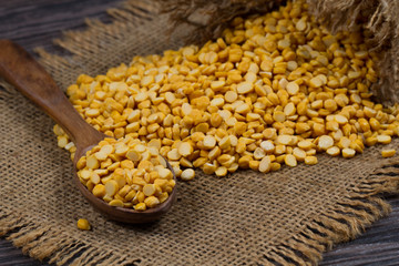 yellow Chickpea Lentils seeds  