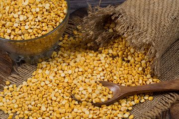 yellow Chickpea Lentils seeds  