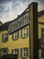 old street sign