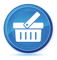 Shopping cart icon midnight blue prime round button