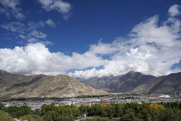 Fototapeta premium Scenery of Lhasa, Tibet