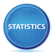 Statistics midnight blue prime round button