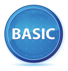 Basic midnight blue prime round button