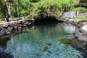 Fototapeta na wymiar Piula Cave Pool- Samoa