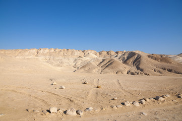 Fototapeta na wymiar Yehuda mountains and the Dead Sea