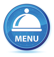 Menu (food dish icon) midnight blue prime round button