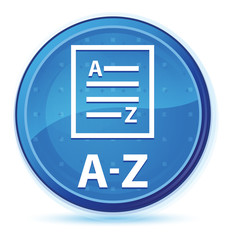A-Z (list page icon) midnight blue prime round button