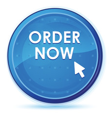 Order now midnight blue prime round button