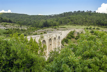 Karabuk, Turkey, 21 May 2013: Incekaya Aqueduct at Safranbolu