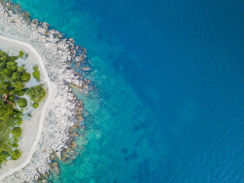 La mer adriatique pr&egrave;s de &Scaron;ibenik