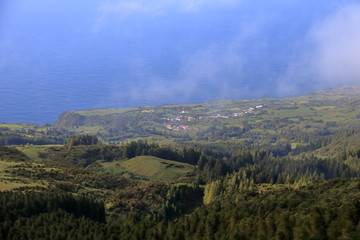 Obraz premium The Beautiful Isla Faial at the Azores (Portugal)