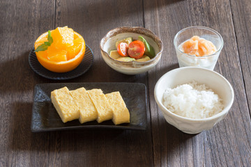 卵焼きのご飯セット