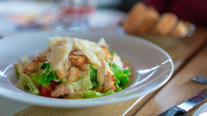 Grilled Chicken Fresh Vegetable Salad