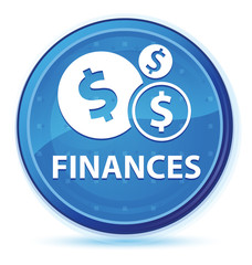 Finances (dollar sign) midnight blue prime round button