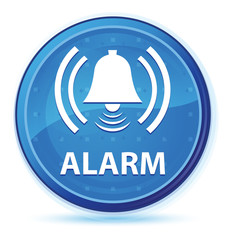 Alarm (bell icon) midnight blue prime round button