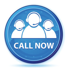 Call now (customer care team icon) midnight blue prime round button
