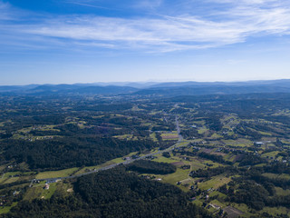 Tatras seen from around Krakow, Poland