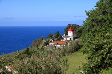 Fototapeta na wymiar The Beautiful Isla Sao Miguel at the Azores (Portugal)