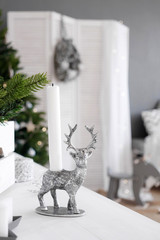 Christmas deer. Christmas decoration details