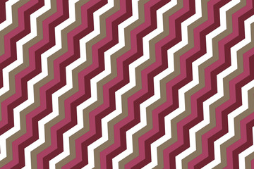 Zigzag pattern. Geometric background flat style illustration. Texture for print, banner, web, flayer, cloth, textile.