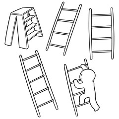 vector set of ladders