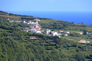 Fototapeta na wymiar The Beautiful Isla Sao Miguel at the Azores (Portugal)